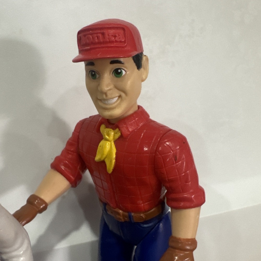1995 Tonka Farm Figures Western Cowboy Cowgirl Mom Dad Farm Ranch Mechanic LOT 3 - Picture 4 of 9